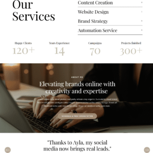 Ayla - Squarespace Template