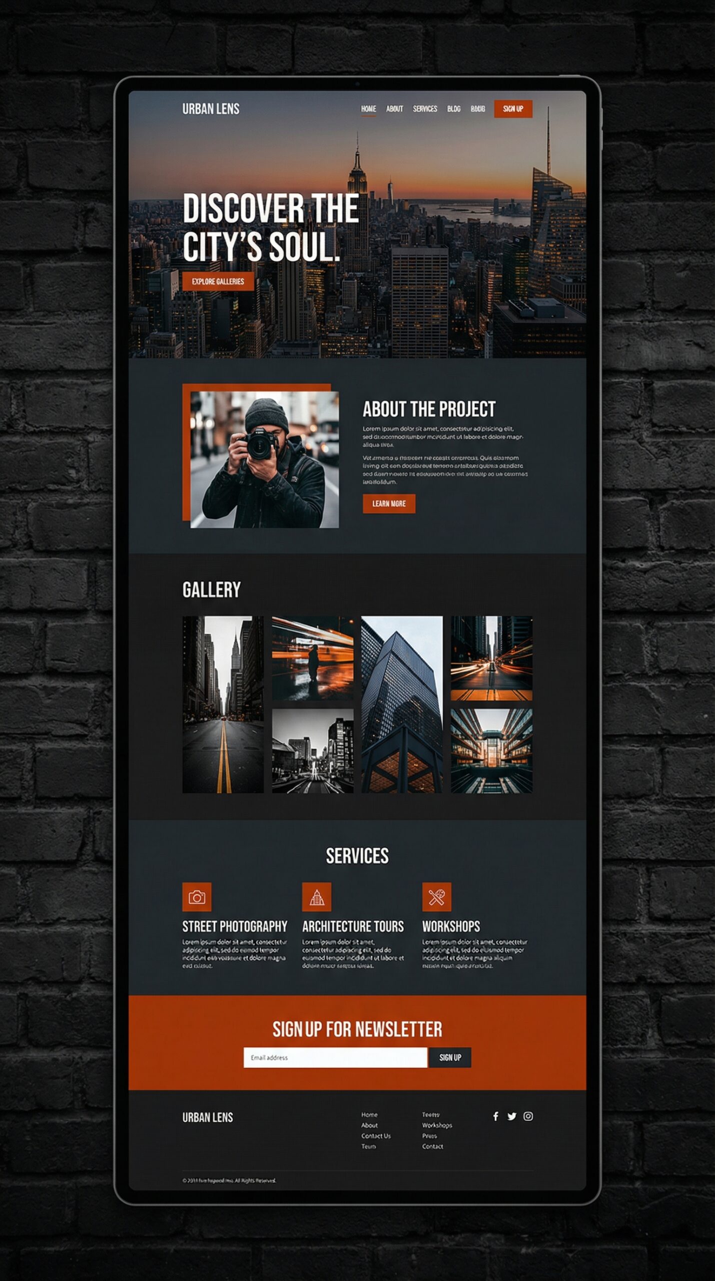 Urban Echo Theme #A105